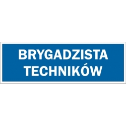 Brygadzista techników